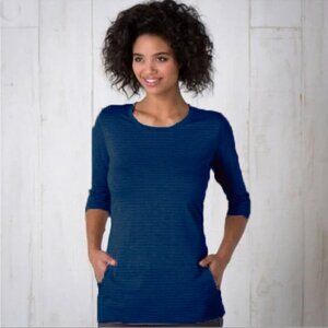 Toad&Co Ursa Blue Heather Knit Tunic